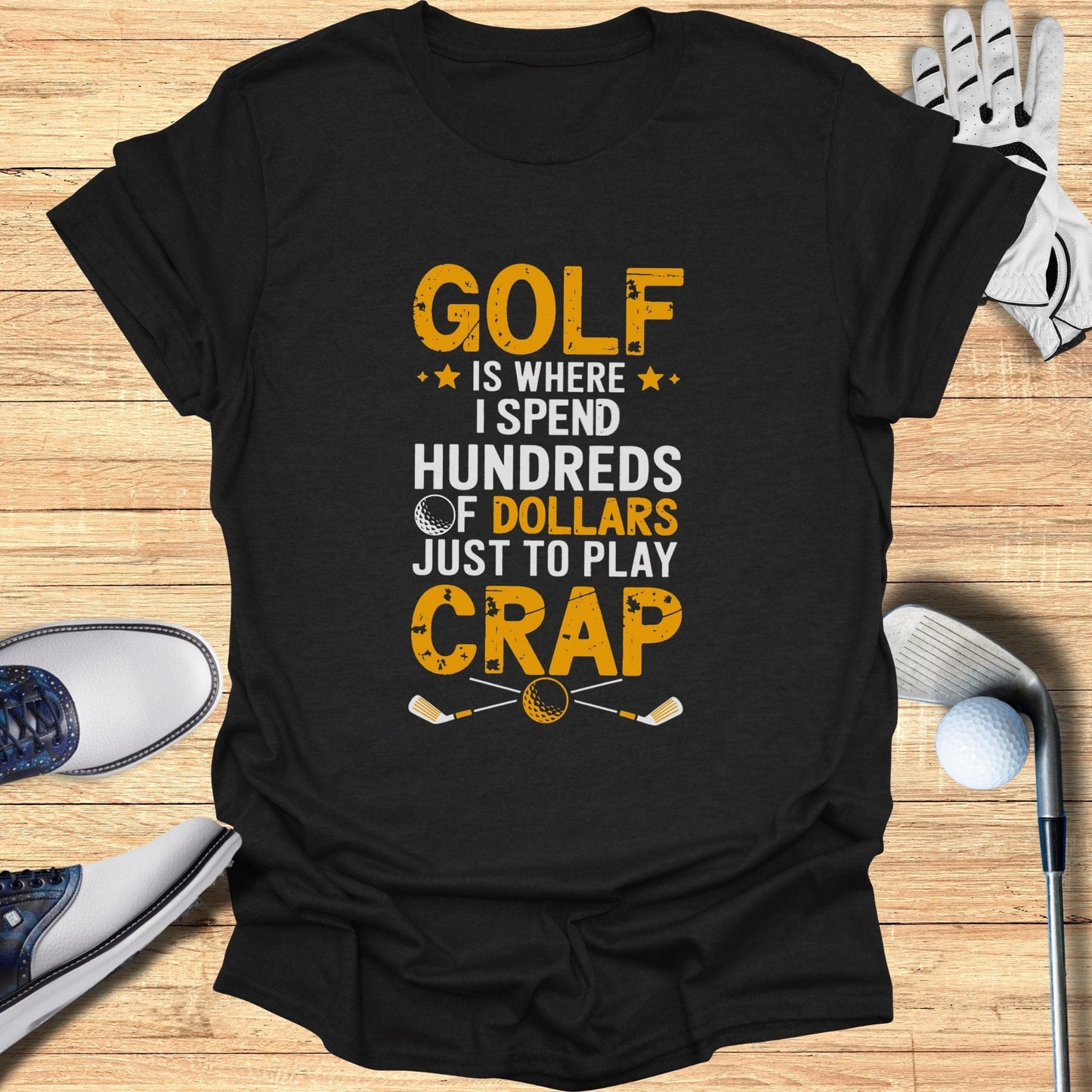 Golf Is Where I Lose T-Shirt - Funny Golf Tee by Swing Epic