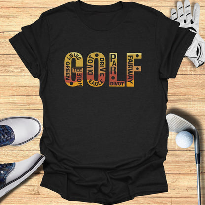 Golf Lingo T-Shirt - Funny Golf Tee by Swing Epic