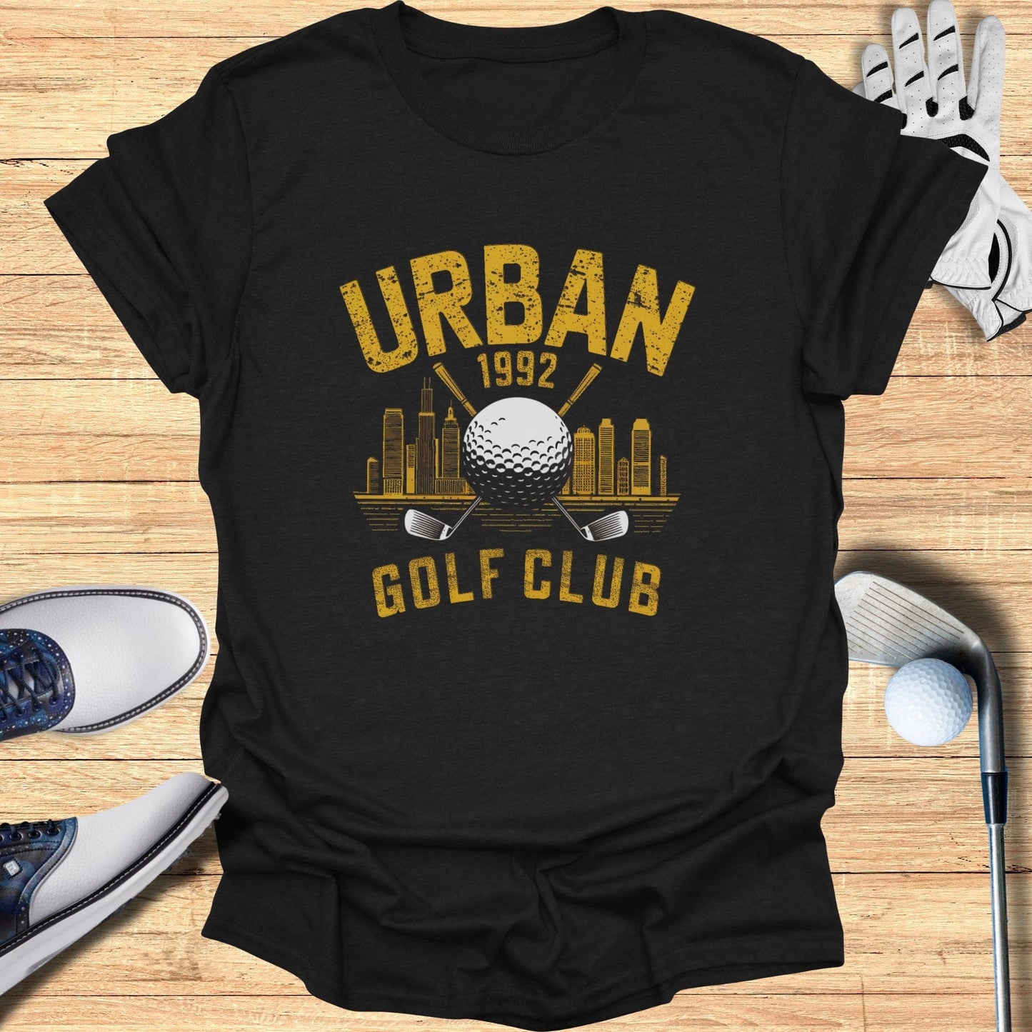 Urban Golf Club 1992 T-Shirt - Funny Golf Tee by Swing Epic