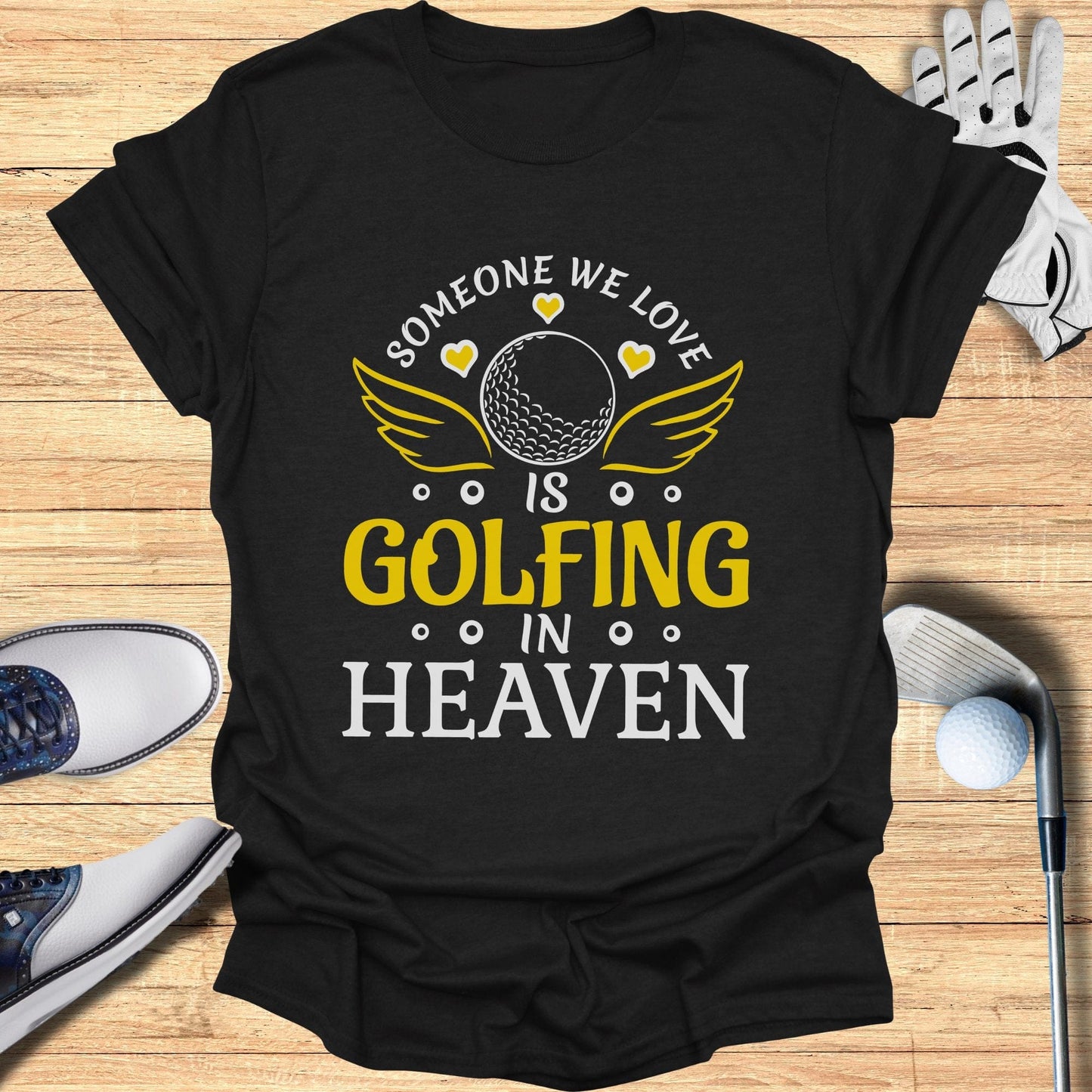 Someone We Love is Golfing T-Shirt - Funny Golf Tee by Swing Epic