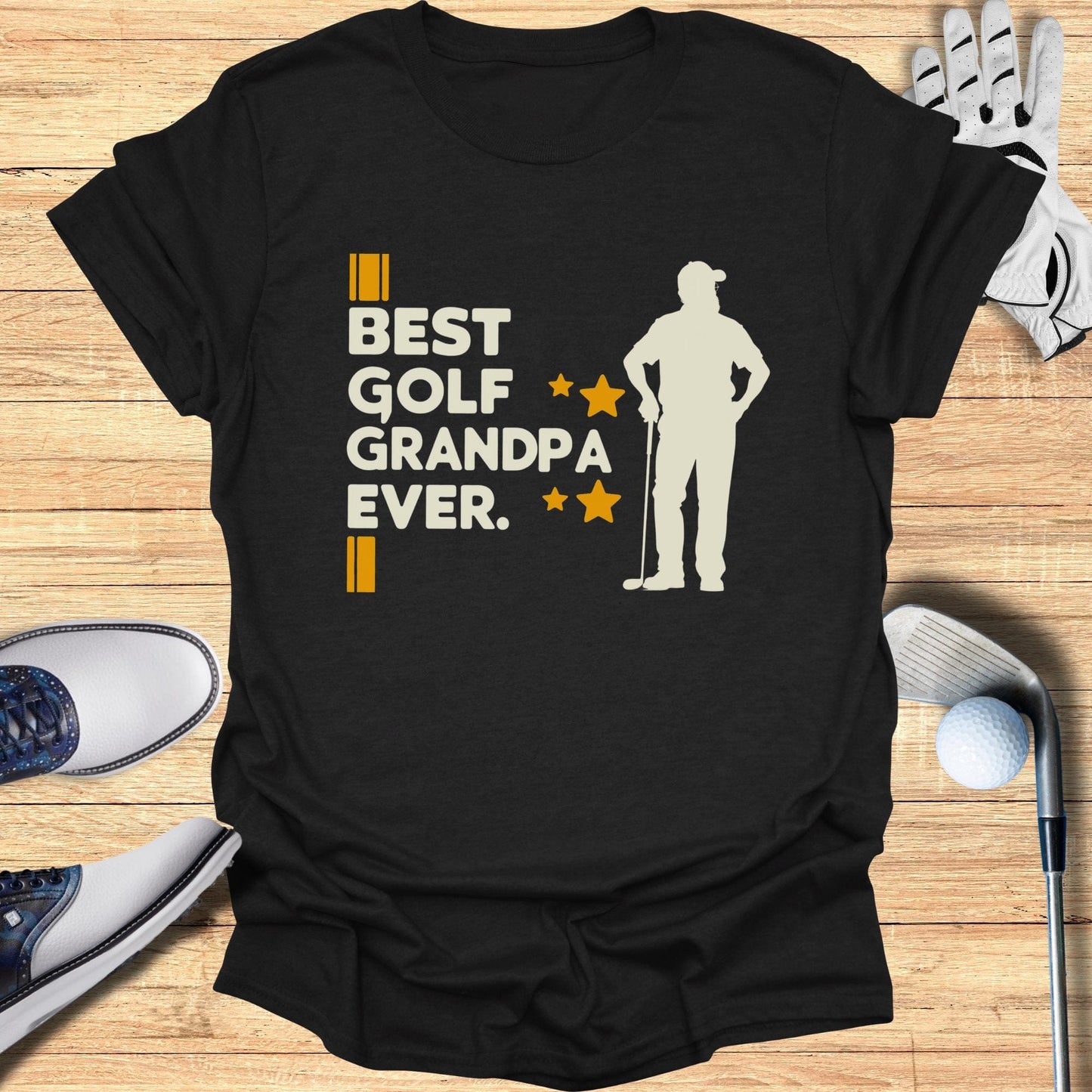 Best Golf Grandpa Ever T-Shirt - Funny Golf Tee by Swing Epic