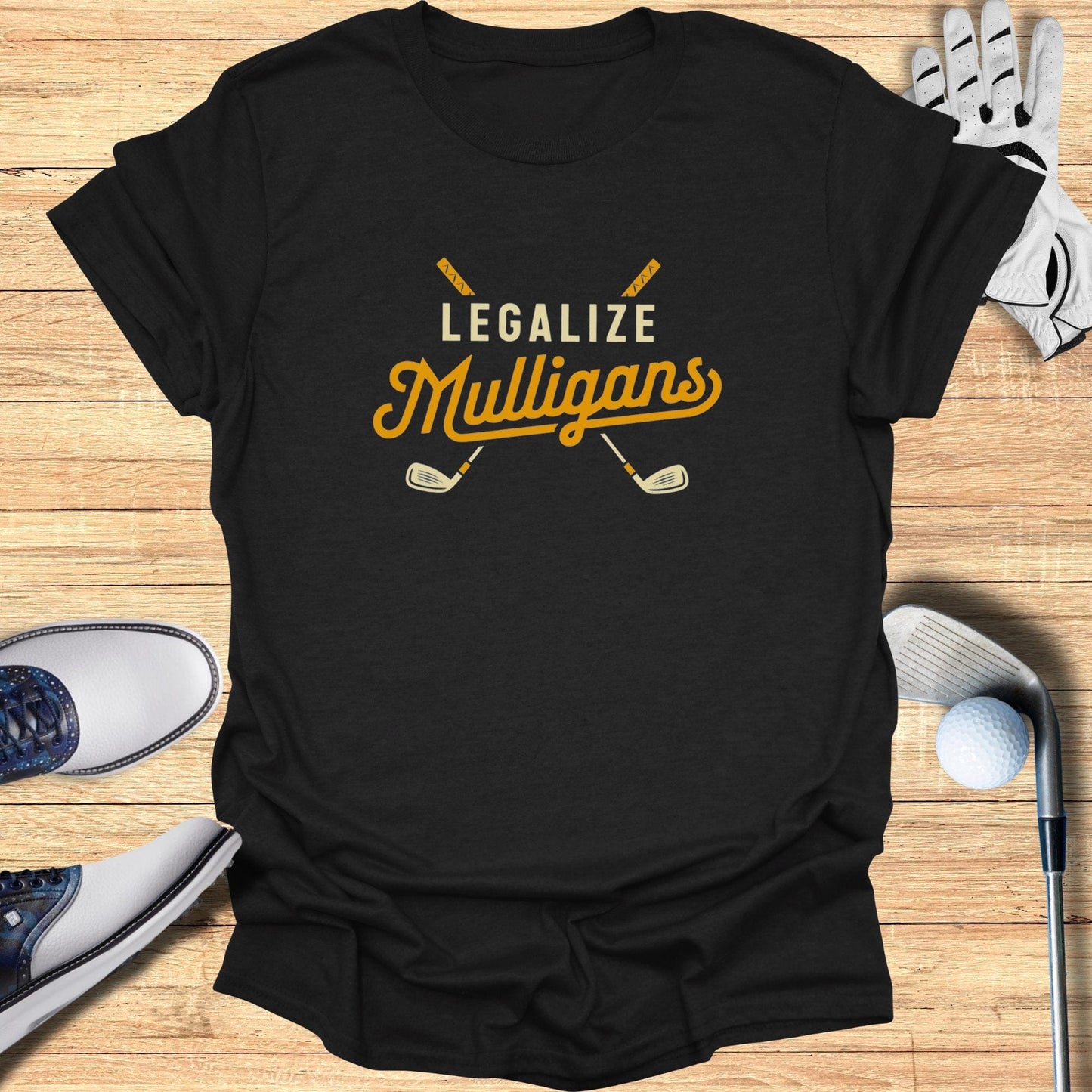 Legalize Mulligans T-Shirt - Funny Golf Tee by Swing Epic