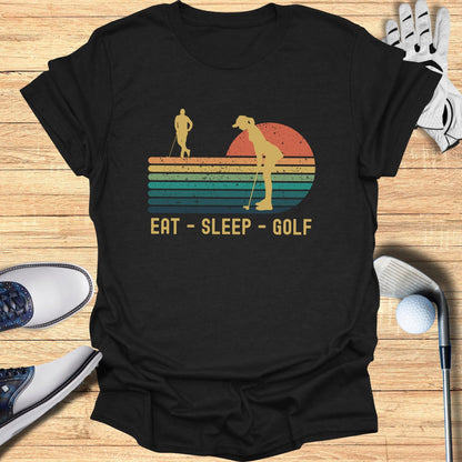 Eat Sleep Golf T-Shirt - Funny Golf T-Shirt by SwingEpic