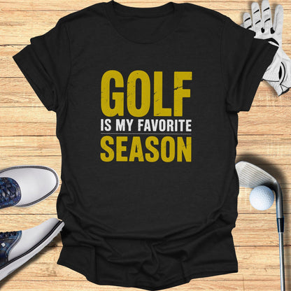 Golf Is My Favorite Season T-Shirt - Funny Golf T-Shirt by SwingEpic