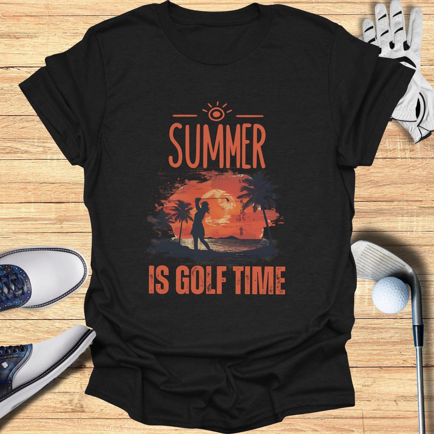 Summer Is Golf Time T-Shirt - Funny Golf Tee by Swing Epic