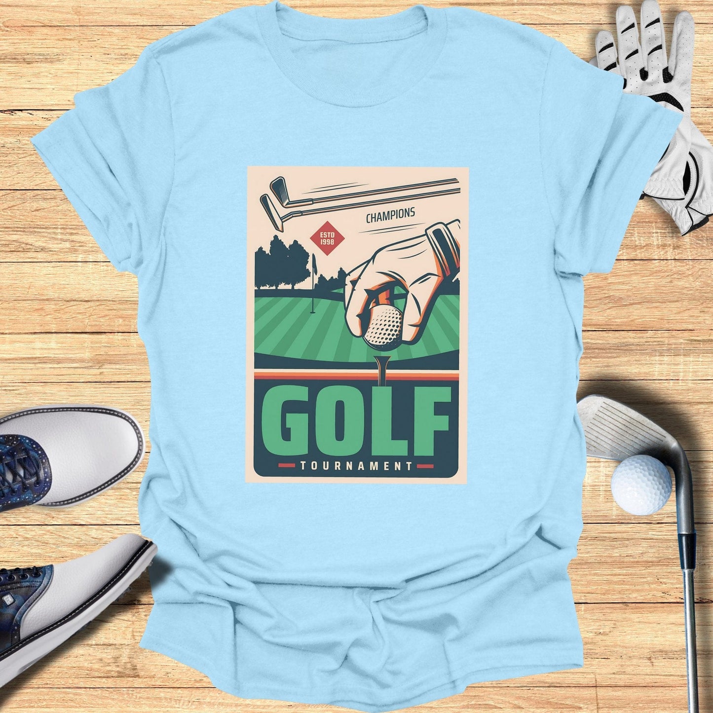 Vintage Golf Tournament T-Shirt - Funny Golf Tee by Swing Epic