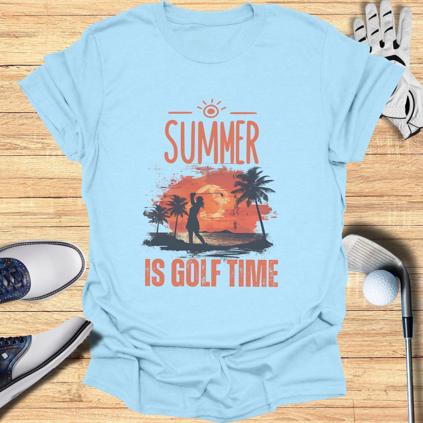 Summer Is Golf Time T-Shirt - Funny Golf Tee by Swing Epic