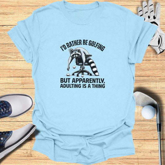 I'd Rather Be Golfing T-Shirt - Funny Golf Tee by Swing Epic