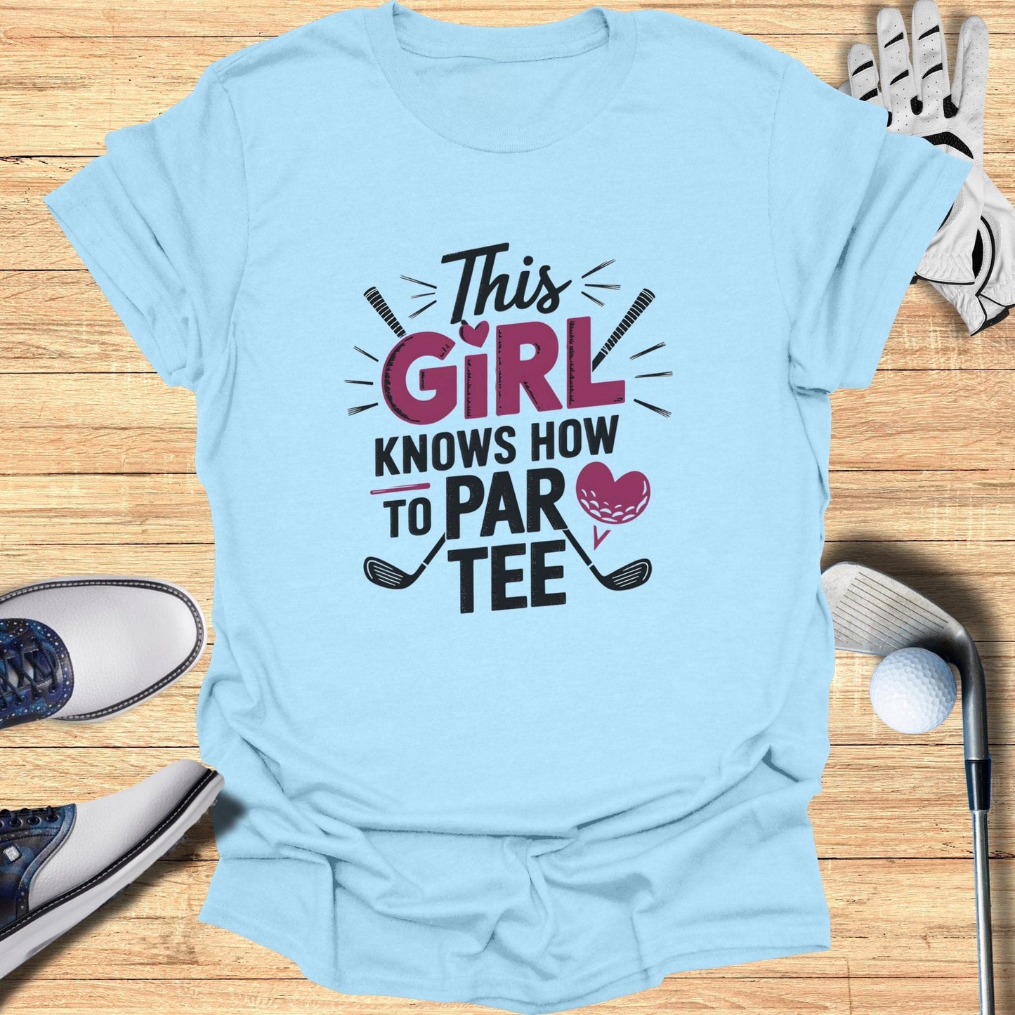 This Girl Knows T-Shirt - Funny Golf Tee by Swing Epic