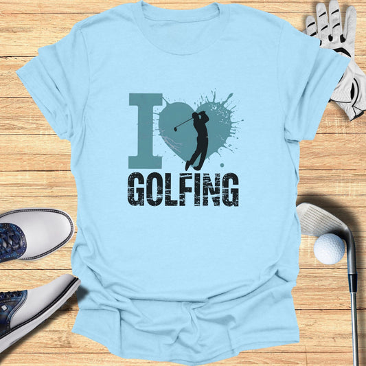 I Love Golfing T-Shirt - Funny Golf Tee by Swing Epic