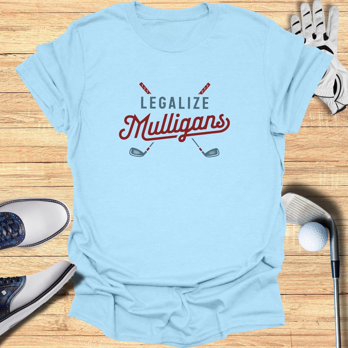 Legalize Mulligans T-Shirt - Funny Golf Tee by Swing Epic