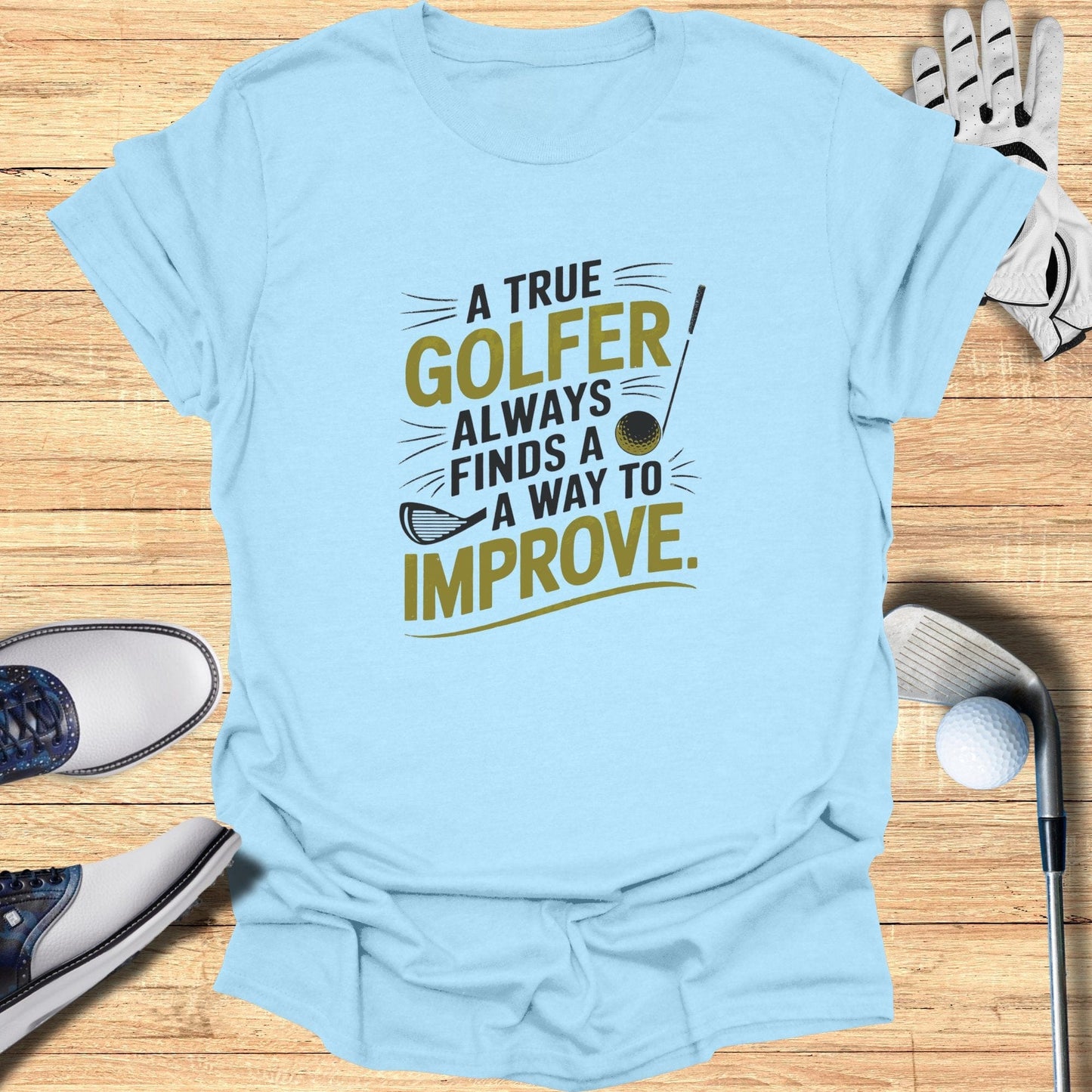 A True Golfer T-Shirt - Funny Golf Tee by Swing Epic