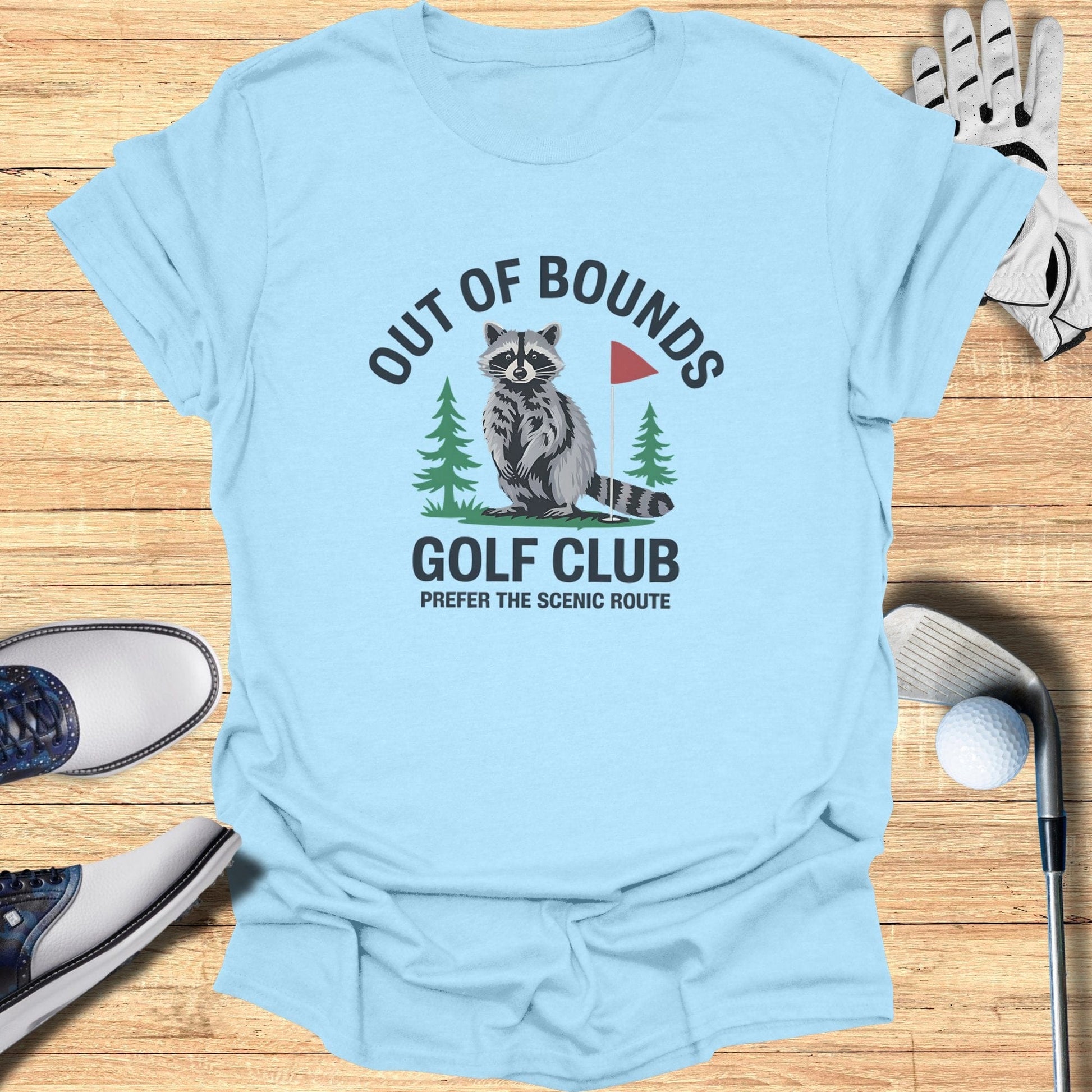 Out of Bounds Golf Club T-Shirt - Funny Golf Tee by Swing Epic