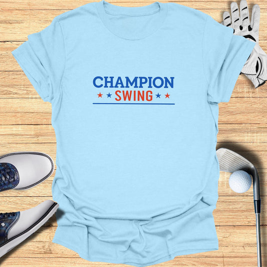 Champion Swing T-Shirt - Funny Golf Tee by Swing Epic