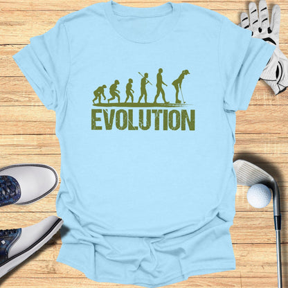 Evolution of Golf T-Shirt - Funny Golf T-Shirt by SwingEpic