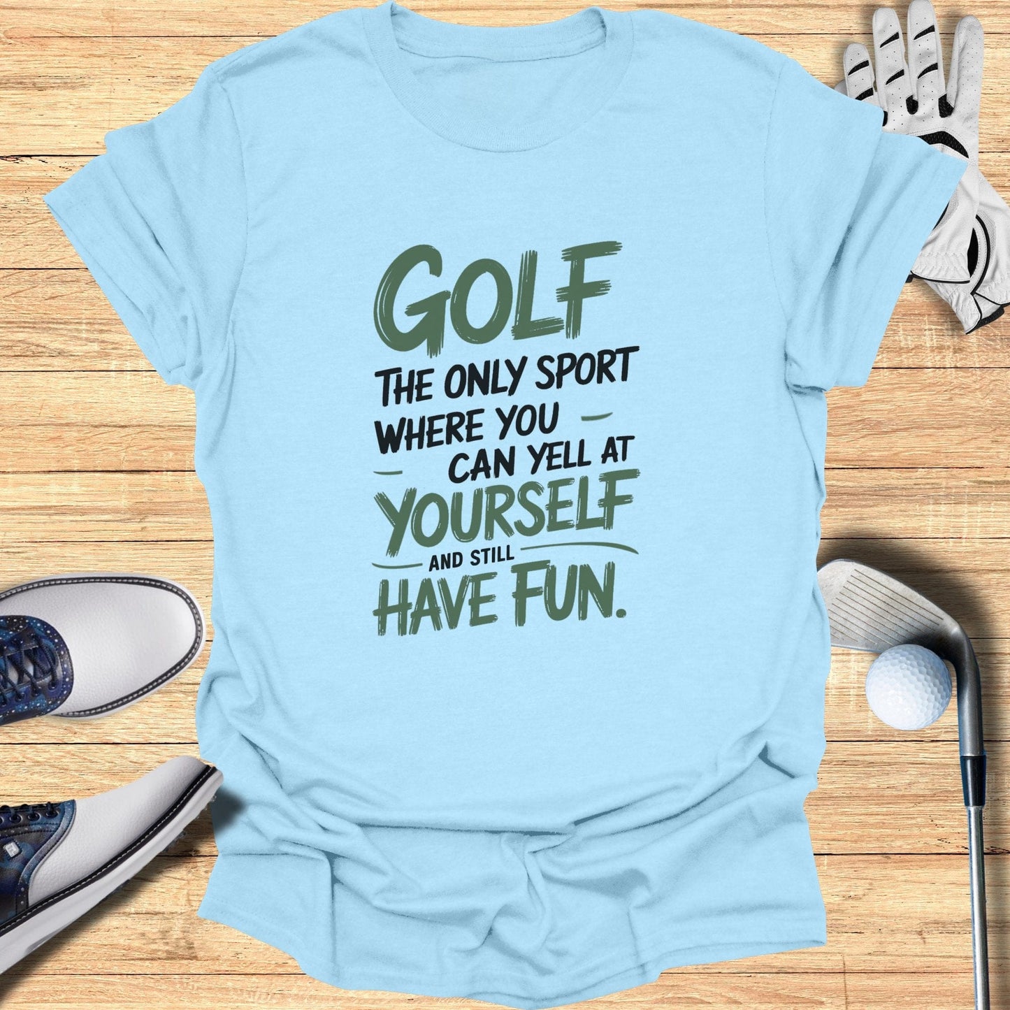 Golf The Only Sport T-Shirt - Funny Golf Tee by Swing Epic