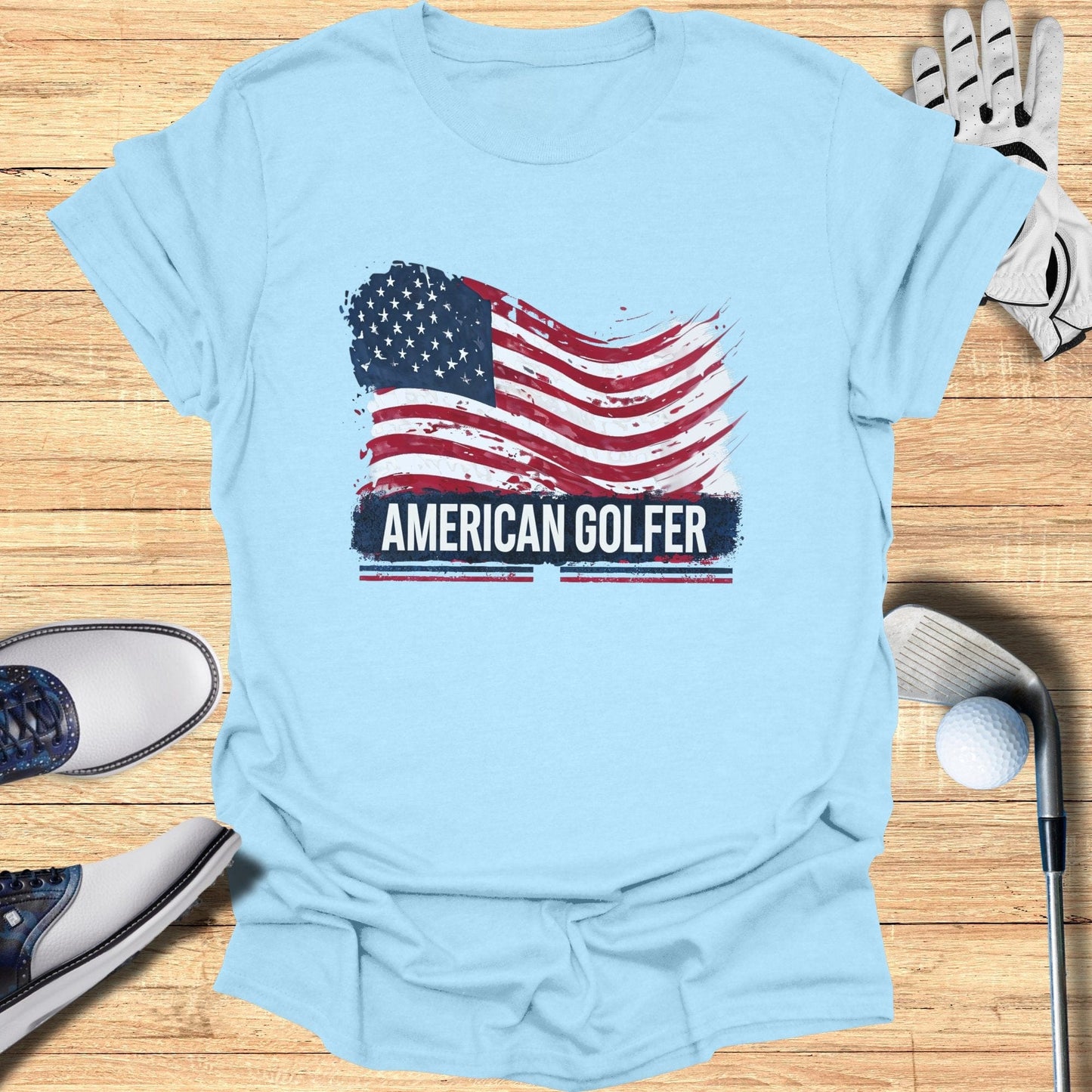 American Golfer T-Shirt - Funny Golf Tee by Swing Epic