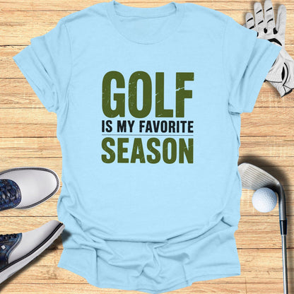 Golf Is My Favorite Season T-Shirt - Funny Golf T-Shirt by SwingEpic