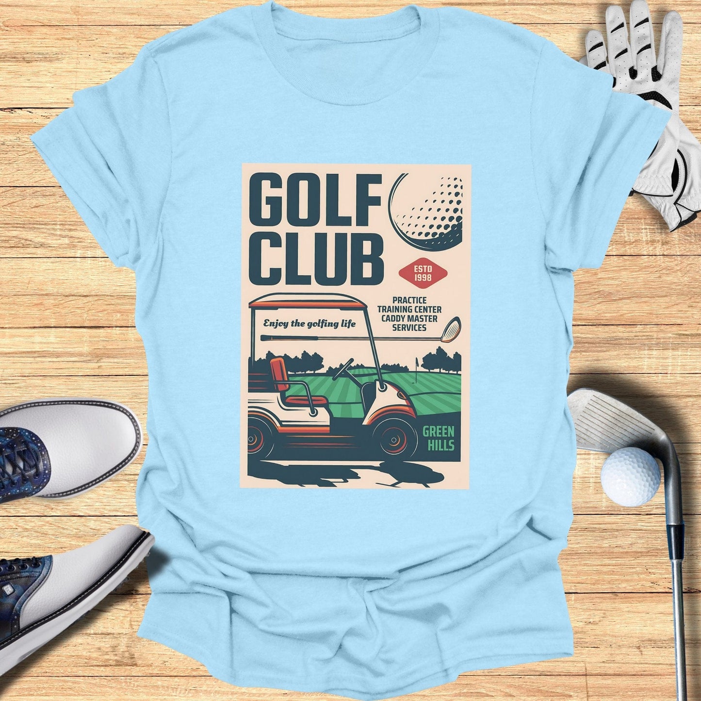 Golf Club Vintage T-Shirt - Funny Golf Tee by Swing Epic