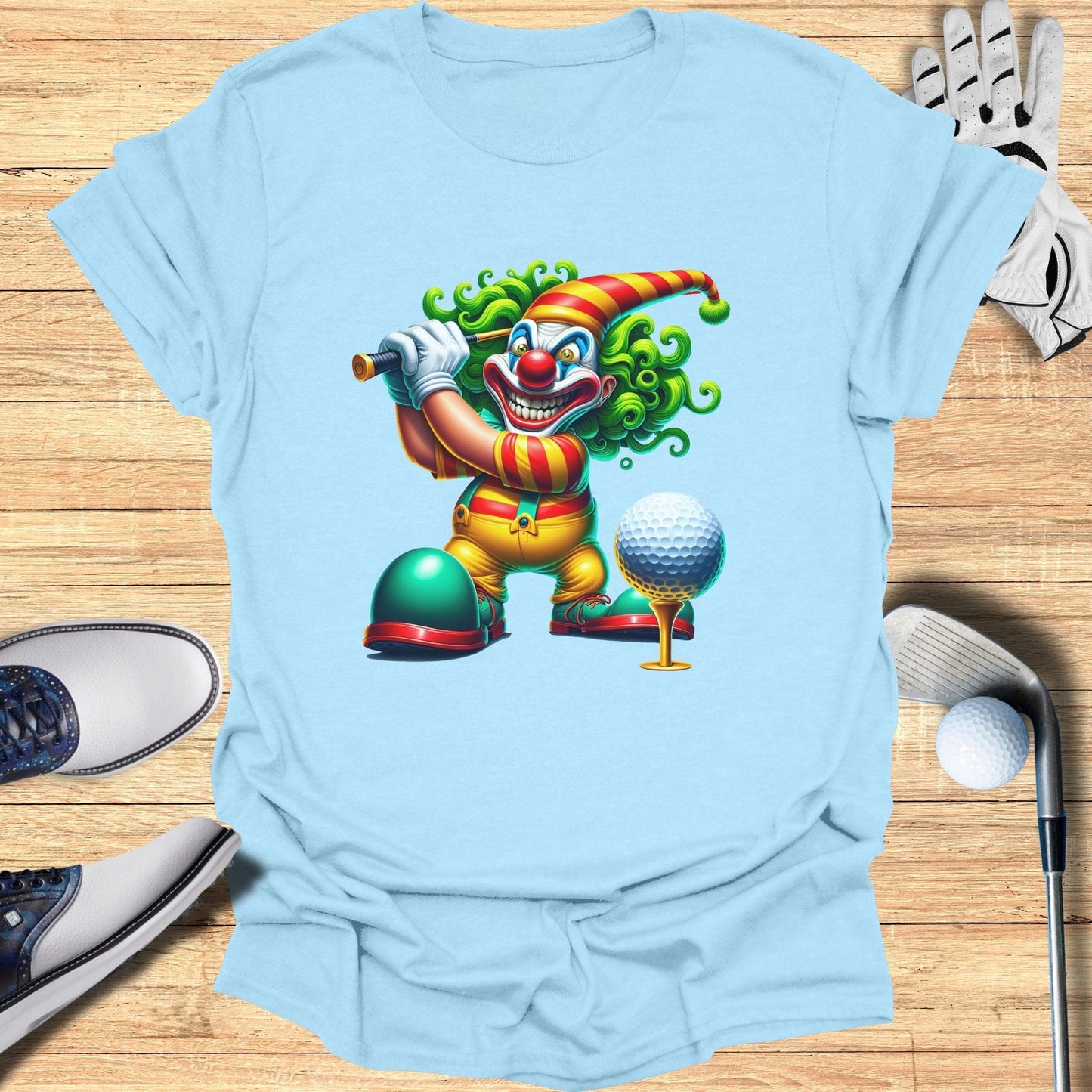 Golf Clown Graphic T-Shirt - Funny Golf Tee by Swing Epic