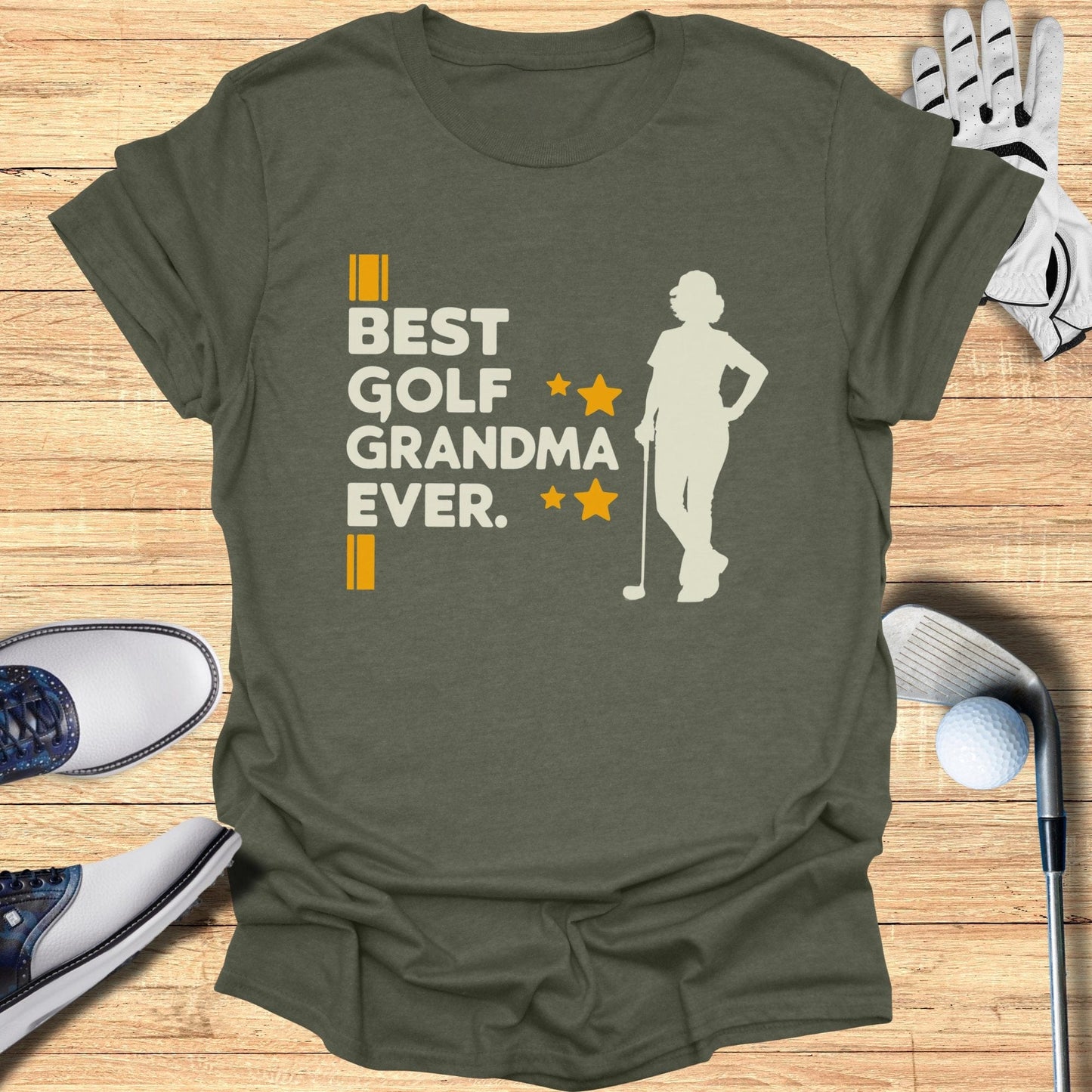 Best Golf Grandma Ever T-Shirt - Funny Golf Tee by Swing Epic