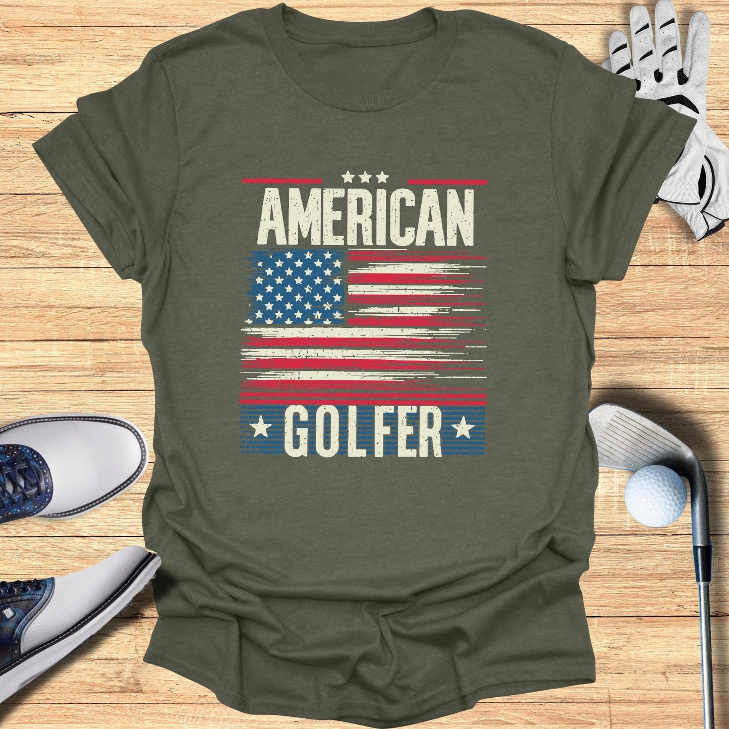 American Golfer T-Shirt - Funny Golf Tee by Swing Epic