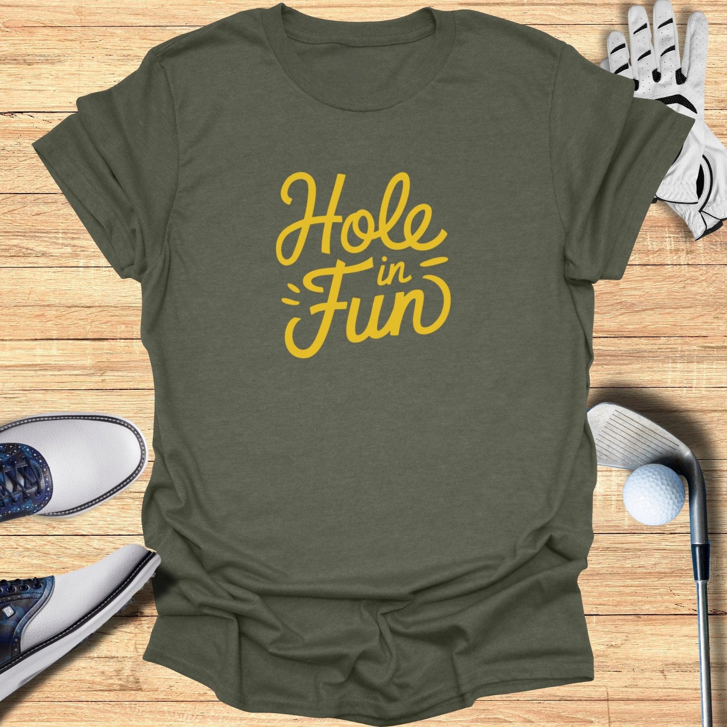 Hole In Fun T-Shirt - Funny Golf Tee by Swing Epic