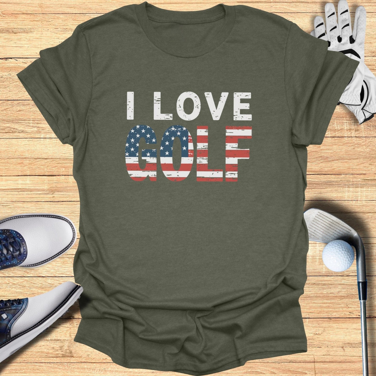 I Love Golf T-Shirt - Funny Golf Tee by Swing Epic
