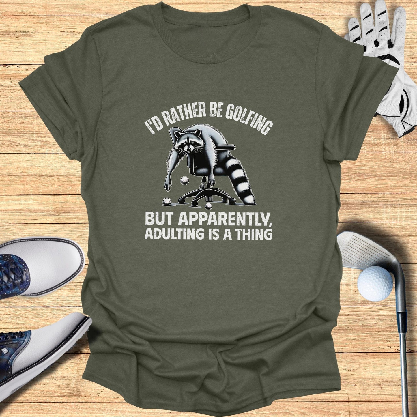 I'd Rather Be Golfing T-Shirt - Funny Golf Tee by Swing Epic
