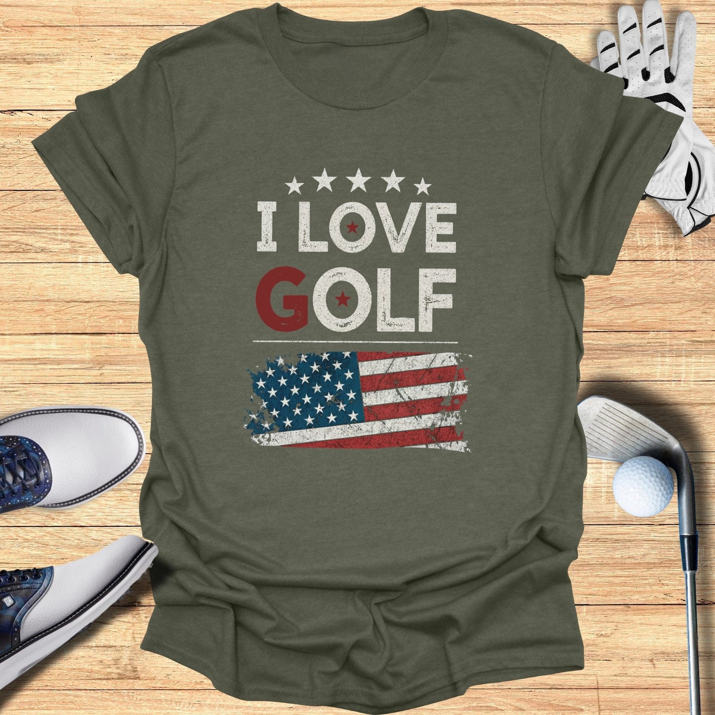 I Love Golf T-Shirt - Funny Golf Tee by Swing Epic