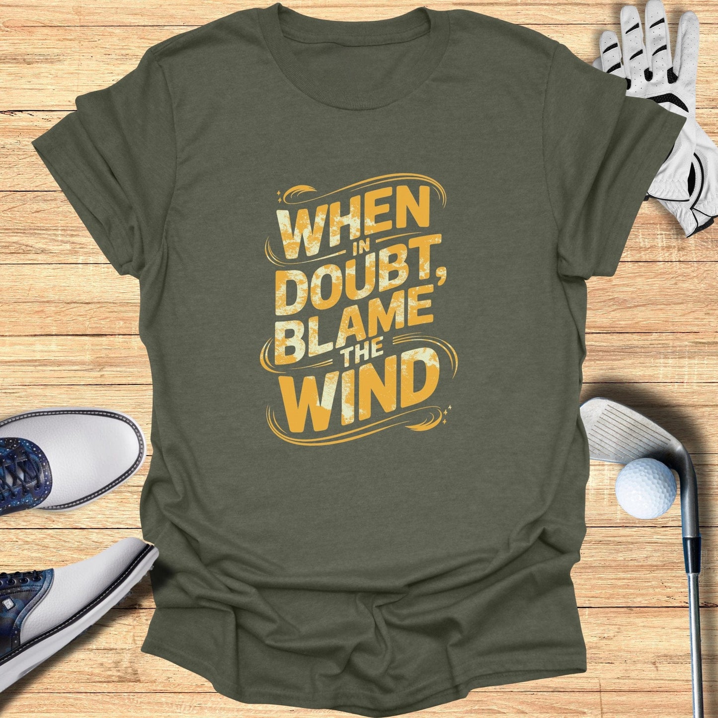 When in Doubt T-Shirt - Funny Golf Tee by Swing Epic