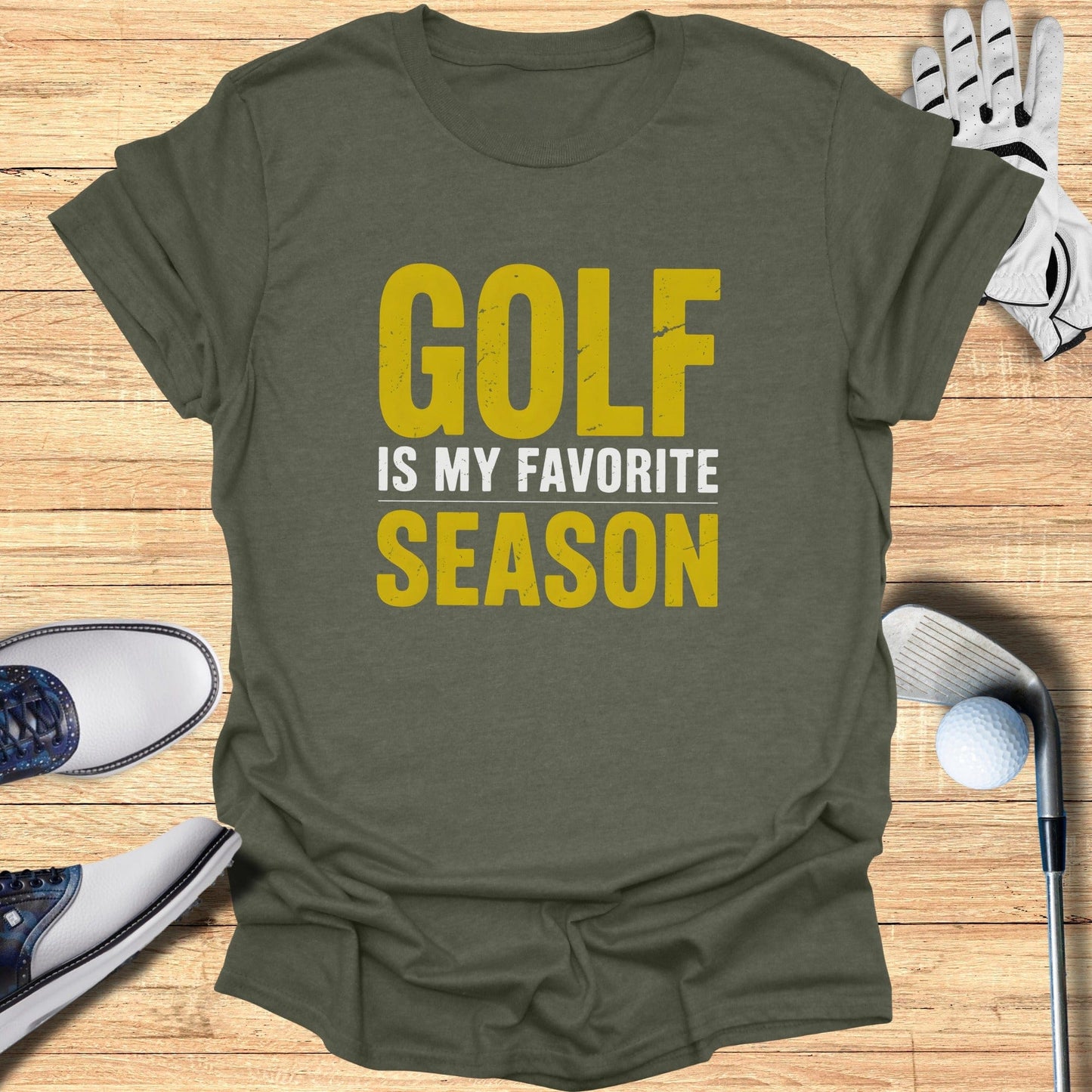 Golf Is My Favorite Season T-Shirt - Funny Golf T-Shirt by SwingEpic