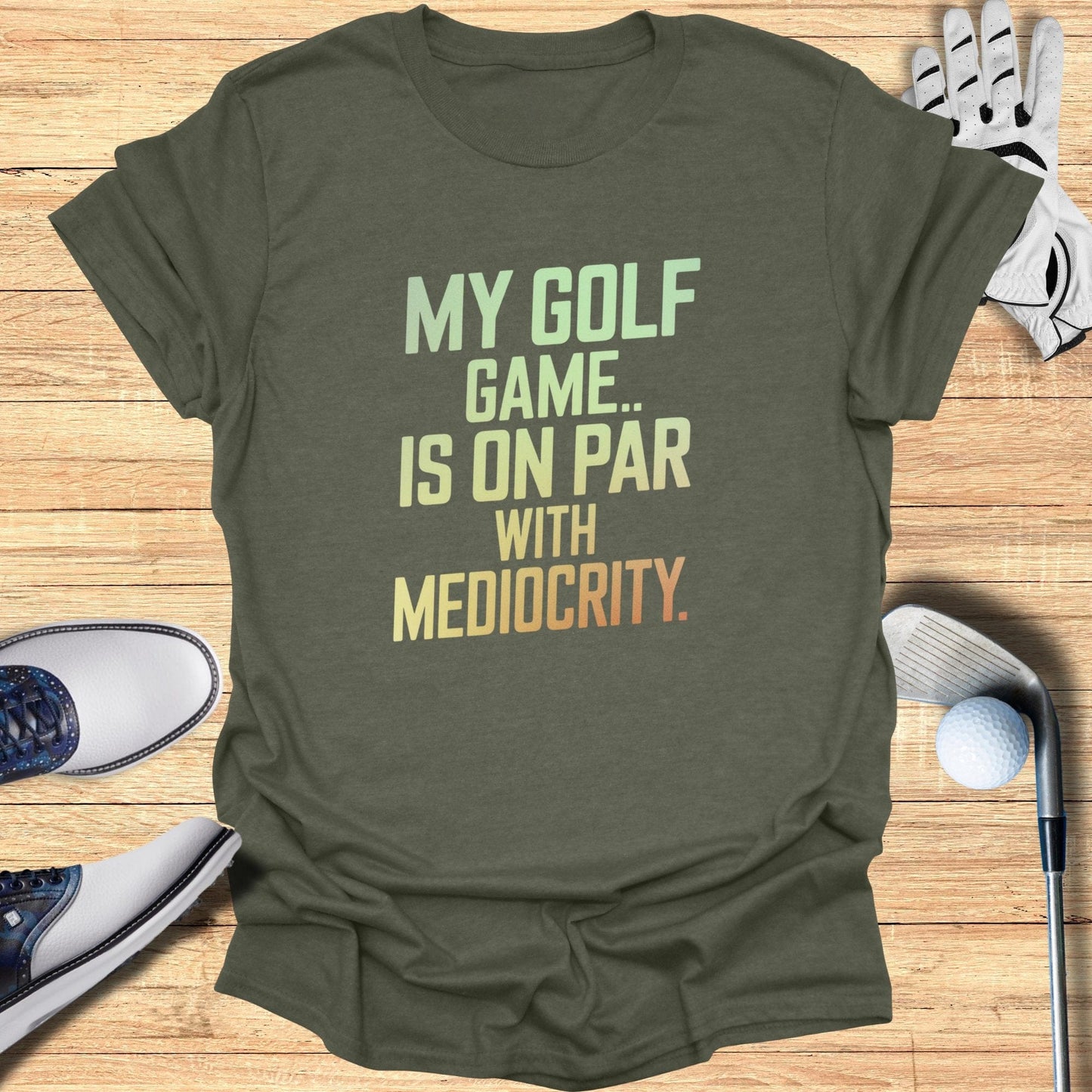 My Golf Game is On Par T-Shirt - Funny Golf Tee by Swing Epic