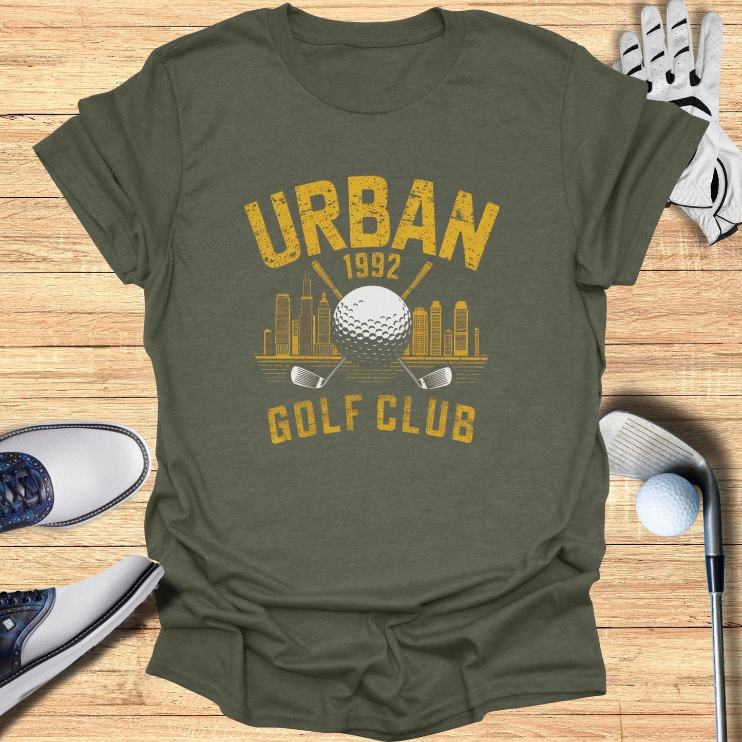 Urban Golf Club 1992 T-Shirt - Funny Golf Tee by Swing Epic