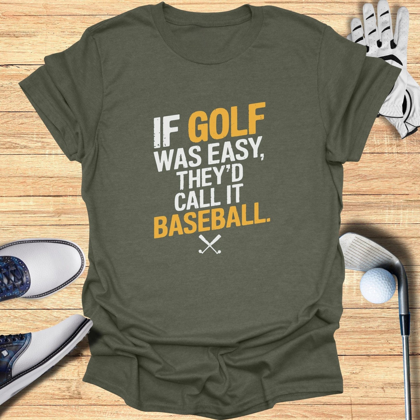 If Golf Was Easy T-Shirt - Funny Golf Tee by Swing Epic