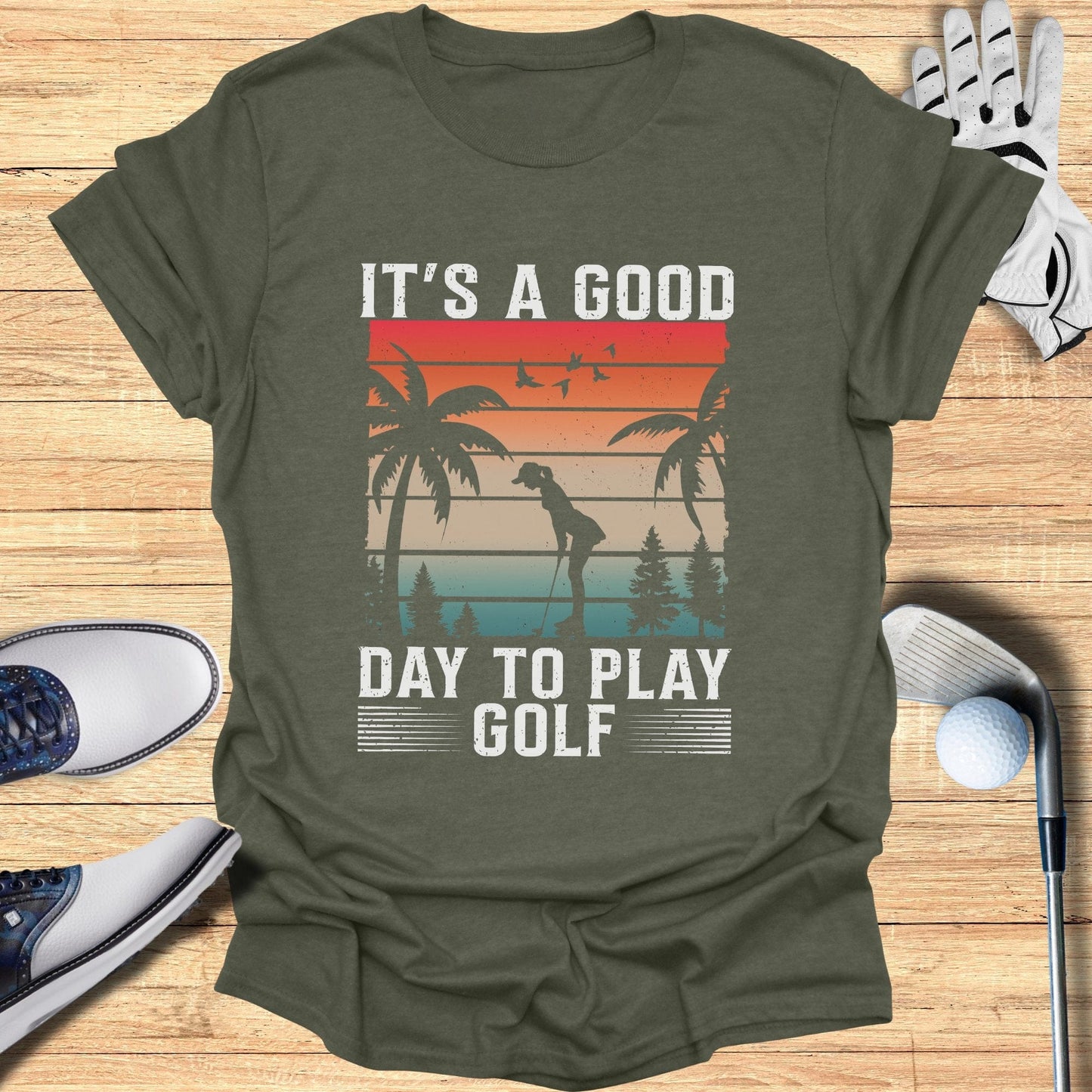 It's a Good Day to Play Golf T-Shirt - Funny Golf Tee by Swing Epic