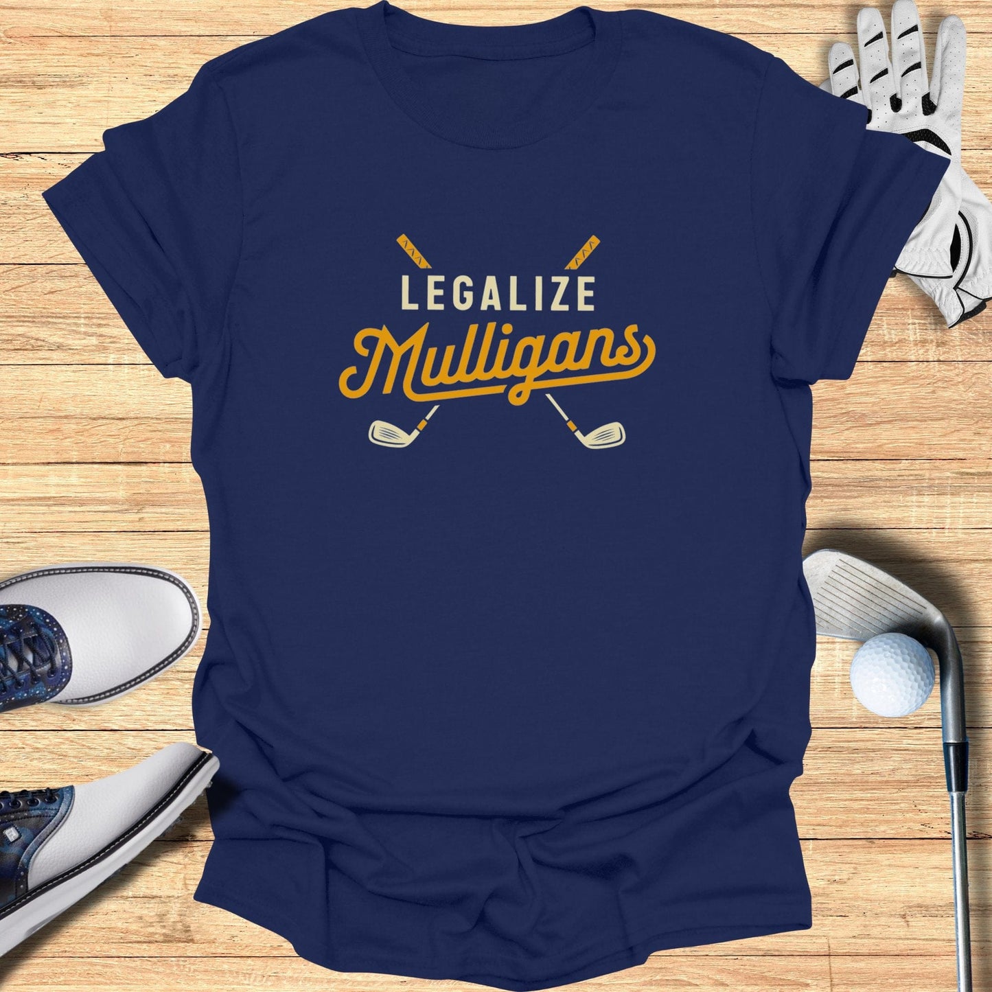Legalize Mulligans T-Shirt - Funny Golf Tee by Swing Epic