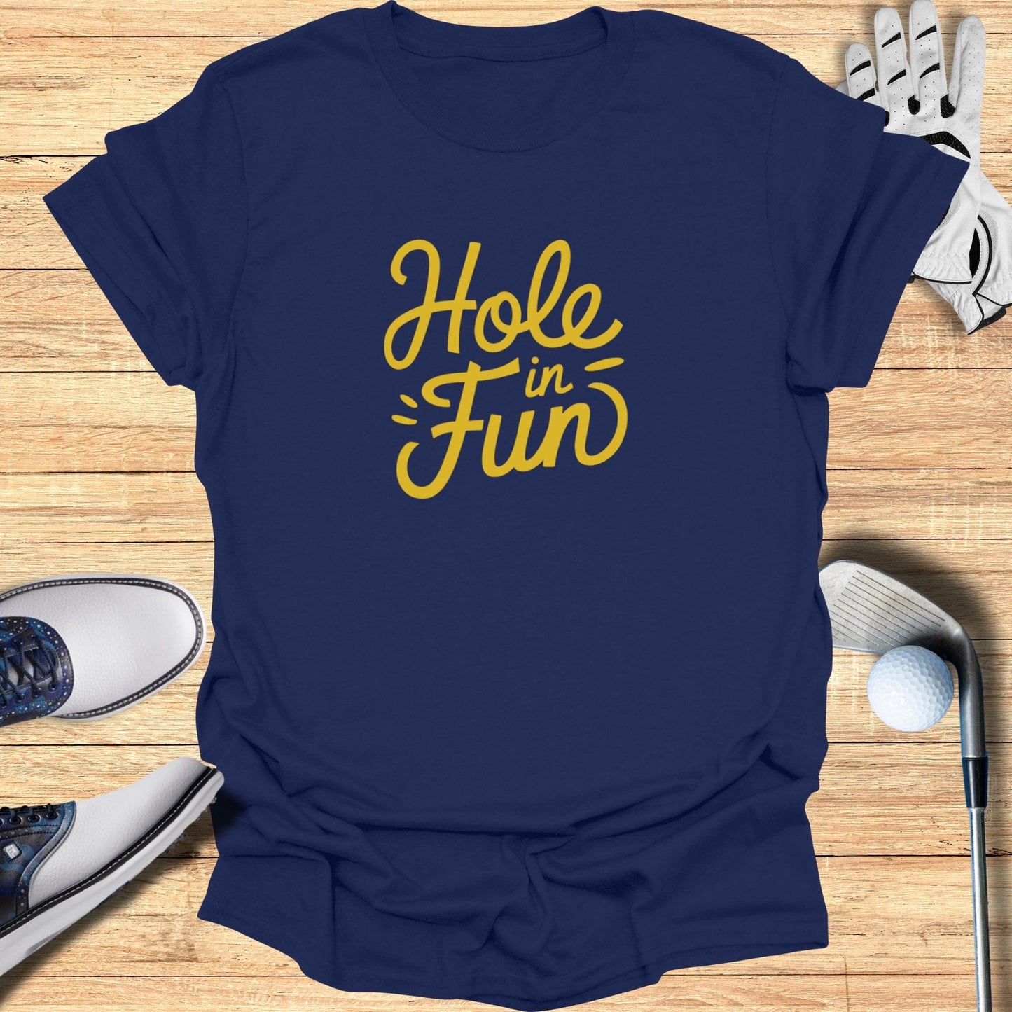 Hole In Fun T-Shirt - Funny Golf Tee by Swing Epic