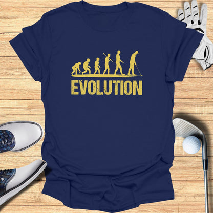 Evolution of Golf T-Shirt - Funny Golf T-Shirt by SwingEpic