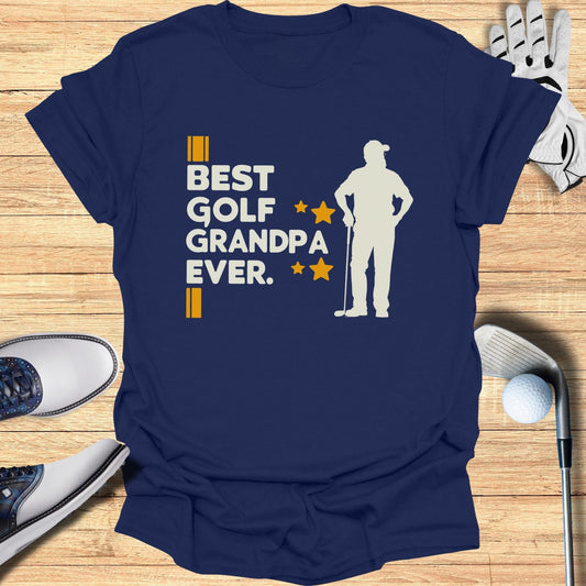 Best Golf Grandpa Ever T-Shirt - Funny Golf Tee by Swing Epic