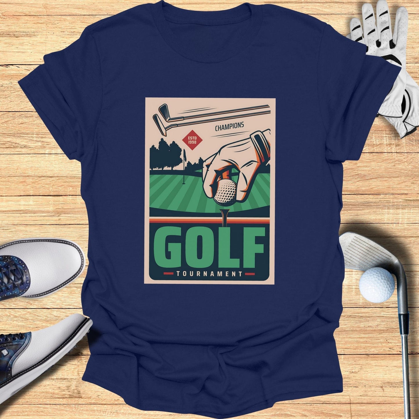 Vintage Golf Tournament T-Shirt - Funny Golf Tee by Swing Epic