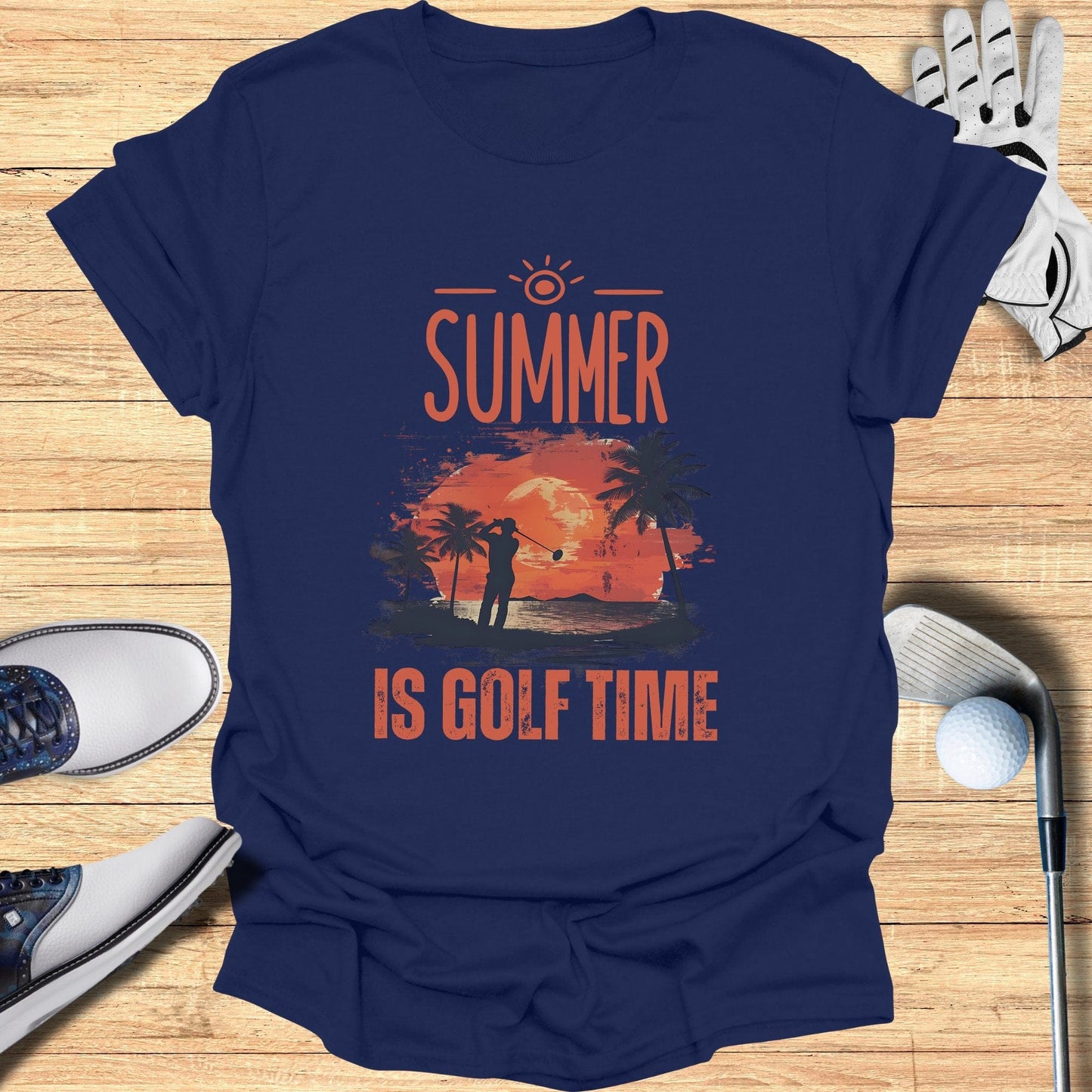 Summer Is Golf Time T-Shirt - Funny Golf Tee by Swing Epic