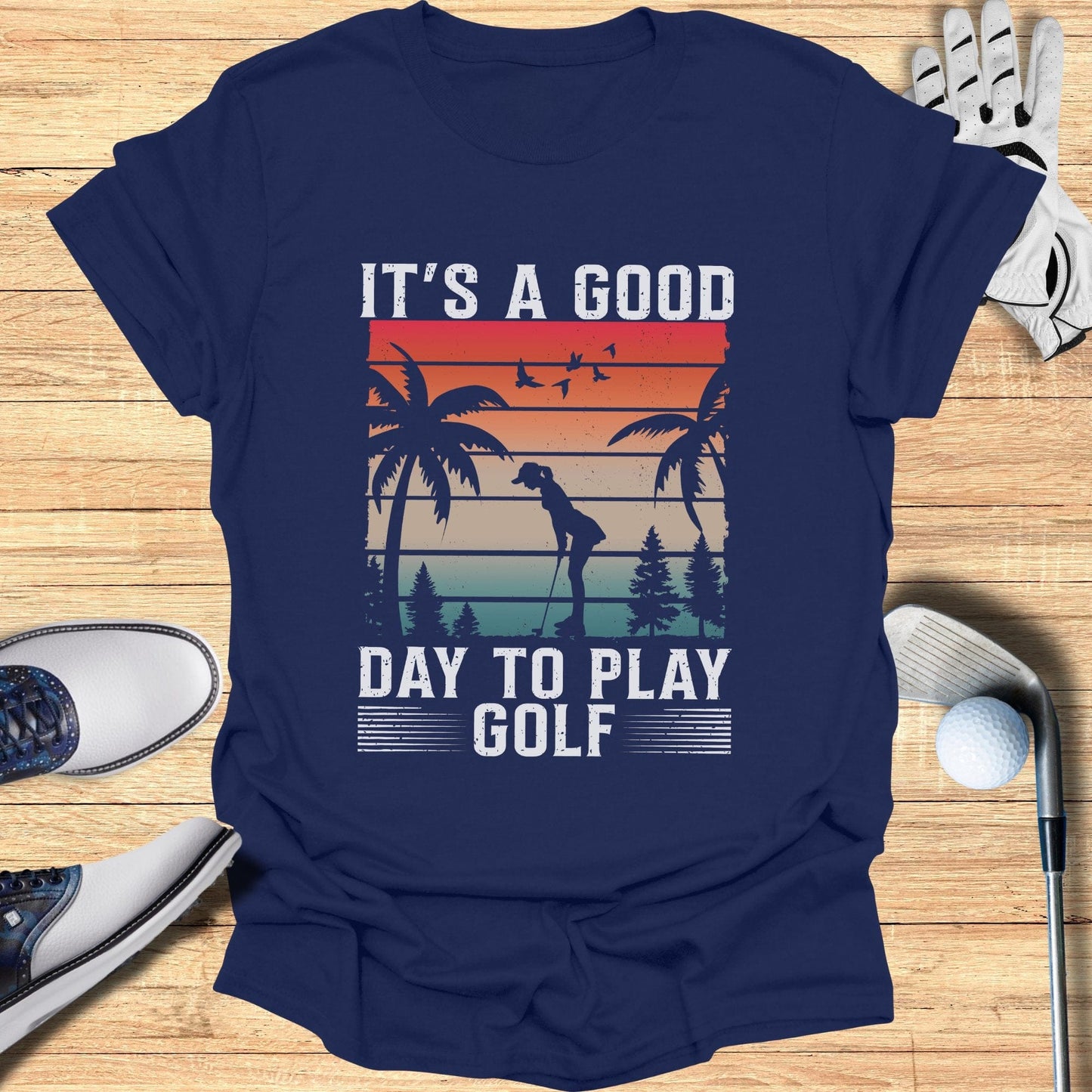 It's a Good Day to Play Golf T-Shirt - Funny Golf Tee by Swing Epic