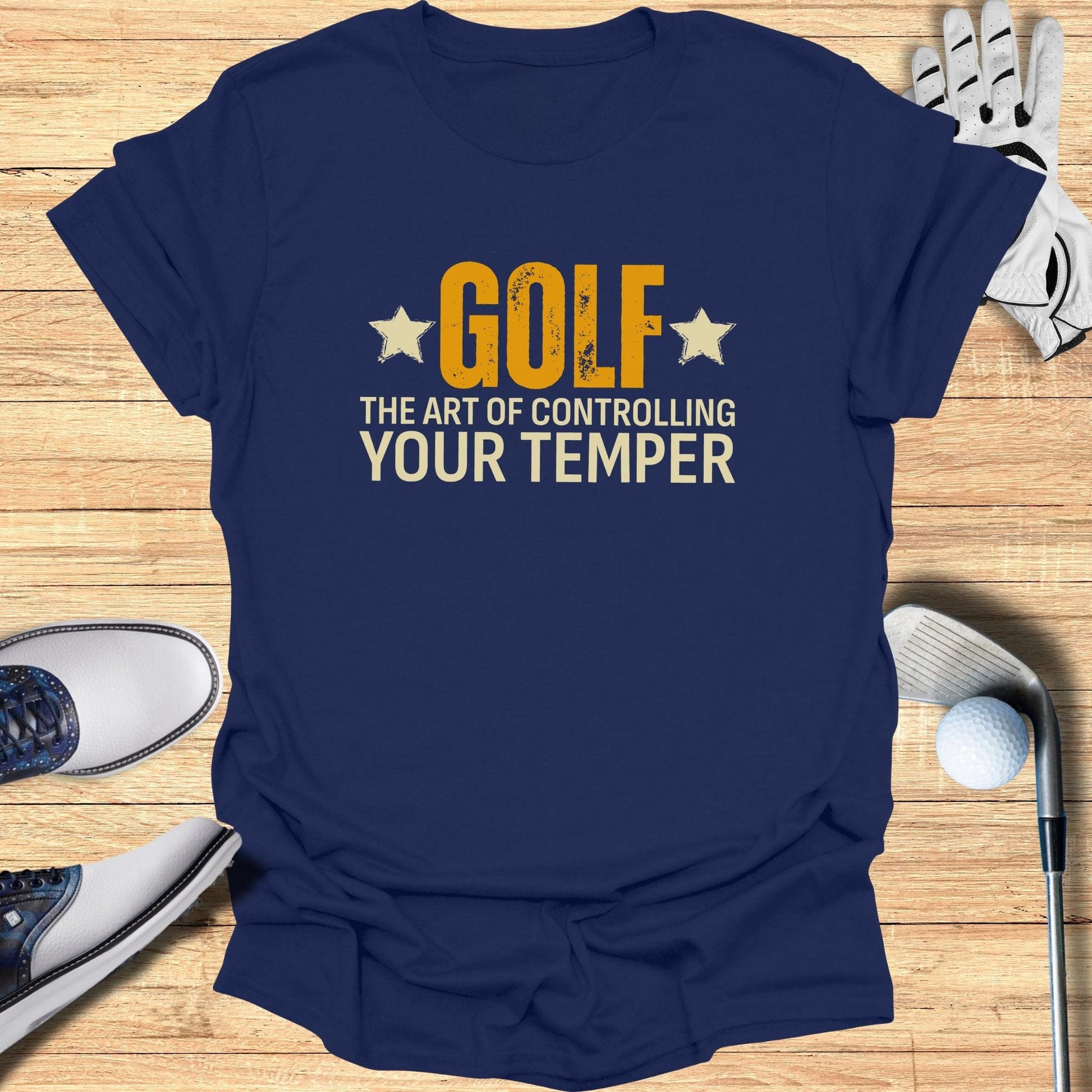 Golf The Art Of Controlling T-Shirt - Funny Golf Tee by Swing Epic
