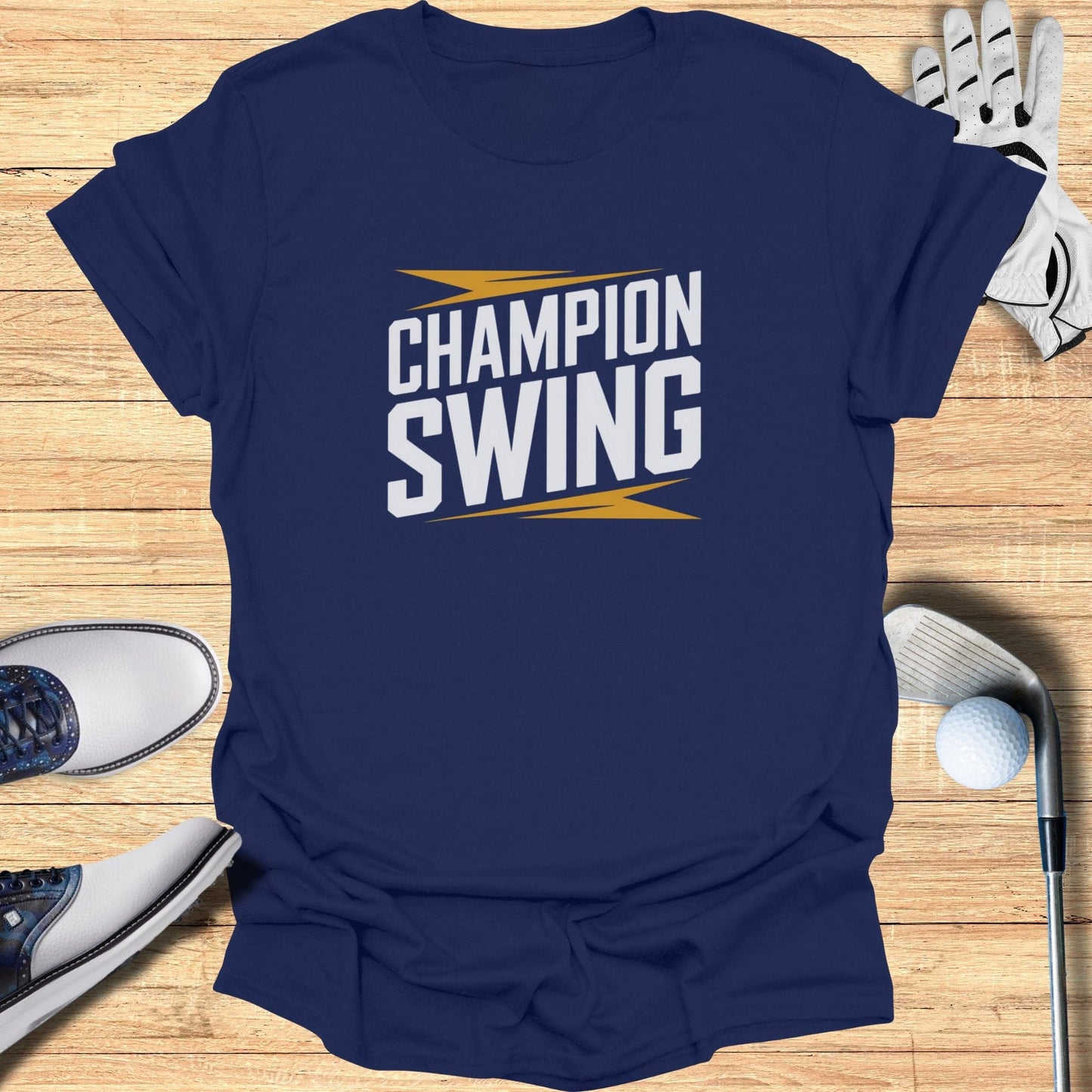 Champion Swing T-Shirt - Funny Golf Tee by Swing Epic