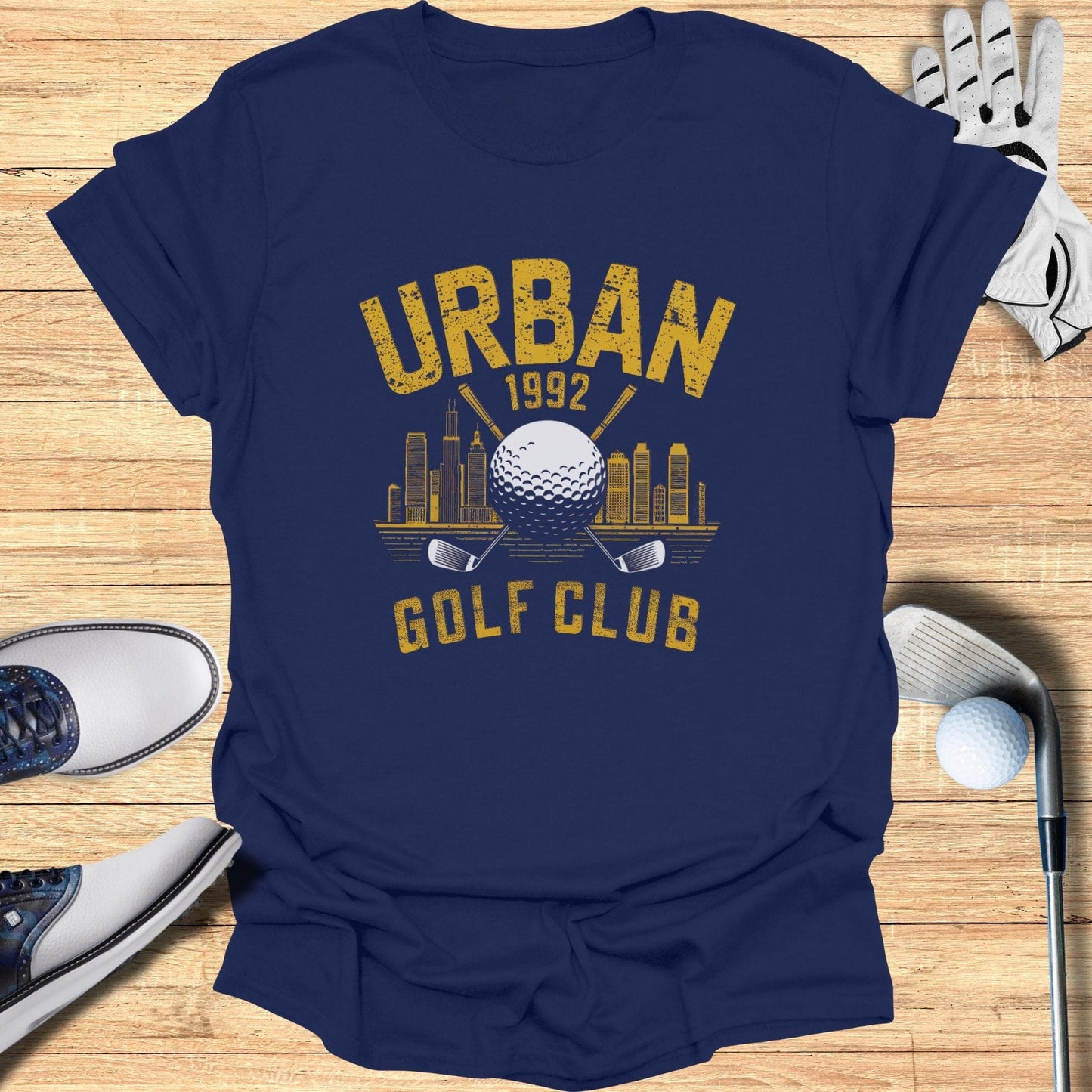 Urban Golf Club 1992 T-Shirt - Funny Golf Tee by Swing Epic