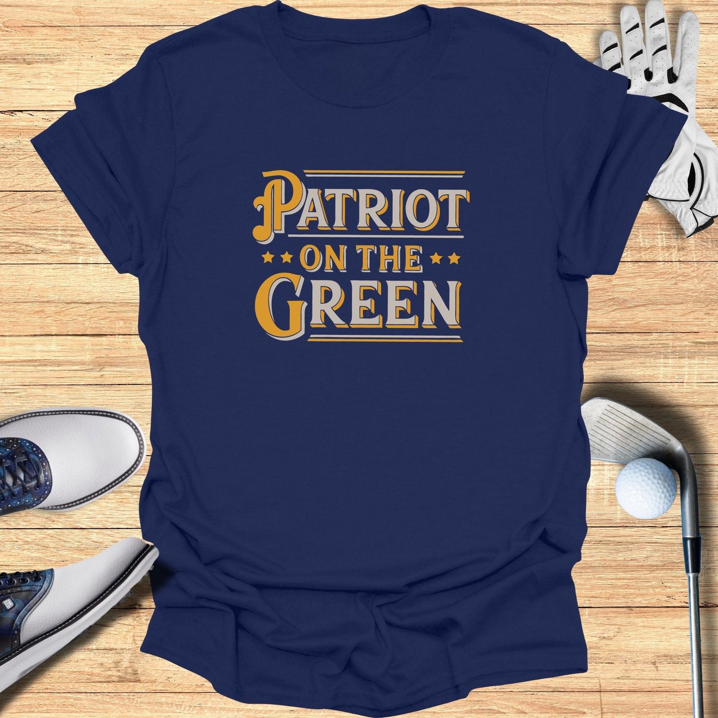 Patriot on the Green T-Shirt - Funny Golf Tee by Swing Epic