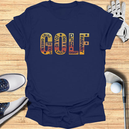 Golf Lingo T-Shirt - Funny Golf Tee by Swing Epic