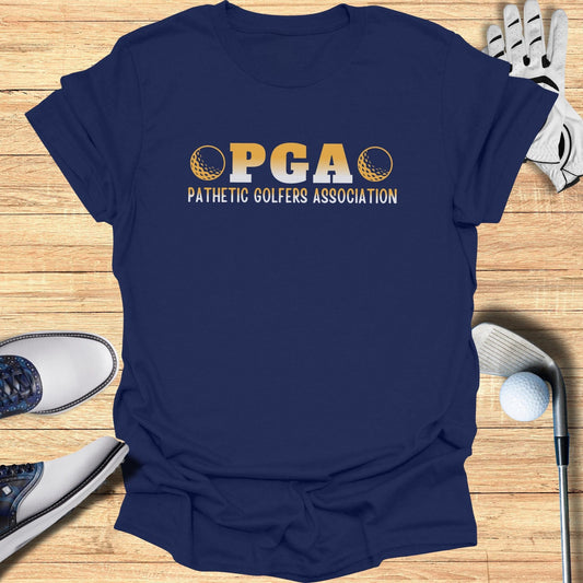 Pathetic Golfers Association T-Shirt - Funny Golf Tee by Swing Epic