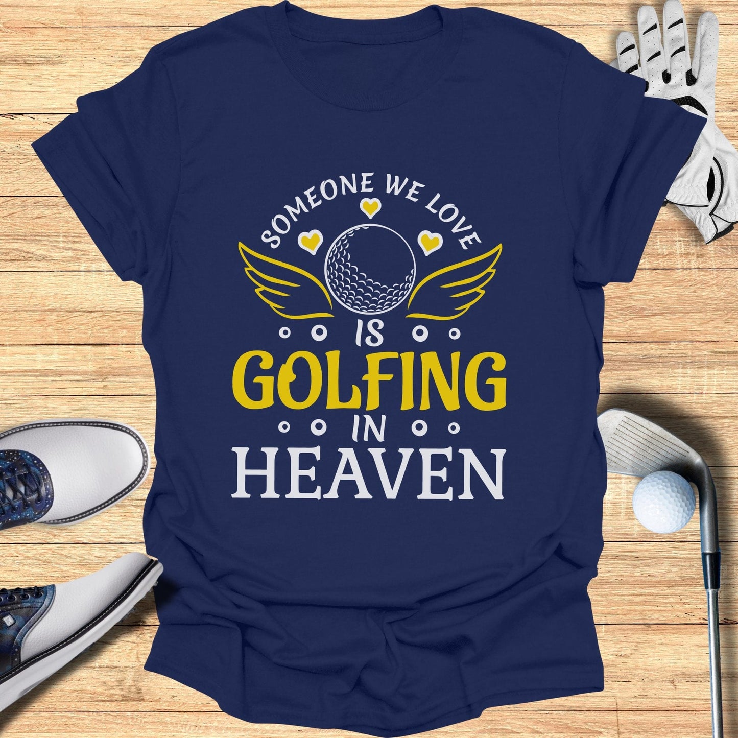 Someone We Love is Golfing T-Shirt - Funny Golf Tee by Swing Epic